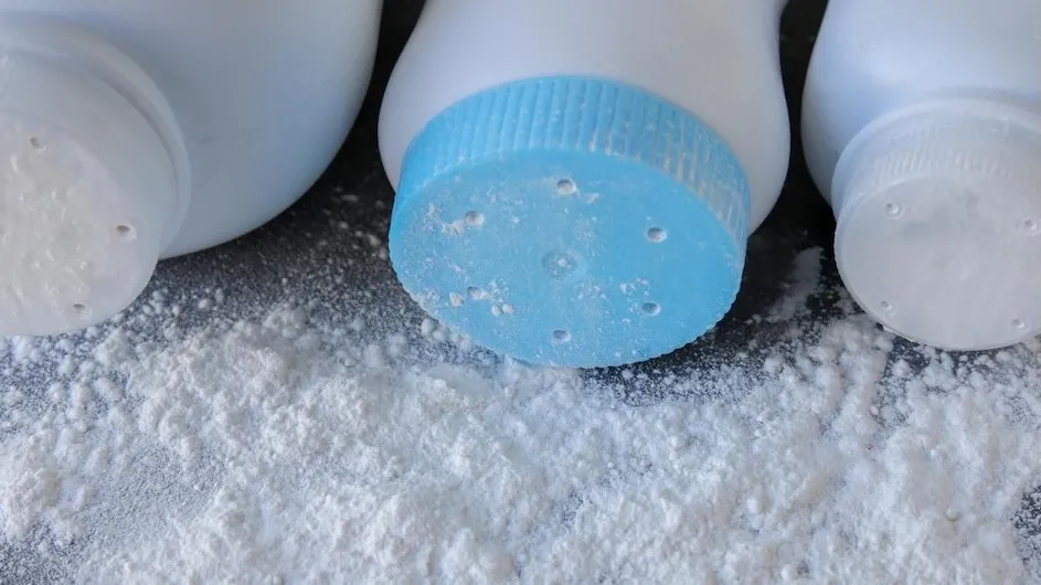 Bottles of talcum poweder