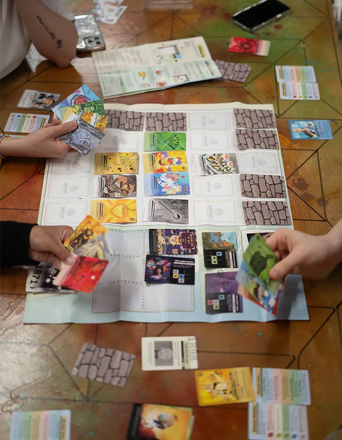 Trailblazer Heroes gameplay during a recent game night. Courtesy Trailblazer Heroes