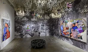 "When the Children Come Home," work by David Antonio Cruz, Institute of Contemporary Art, Philadelphia. Photo by Constance Mensh.