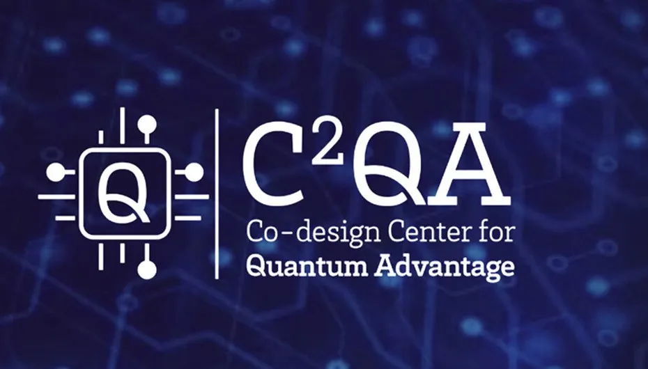 C2QA logo on blue background 